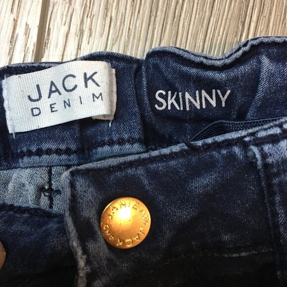 Janie & Jack Denim Girls Skinny size 6 dark - Picture 3 of 8